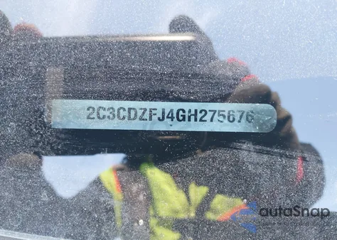 2016 Dodge Challenger R/T Scat Pack из США, поврежденный, VIN 2C3CDZFJ4GH275676